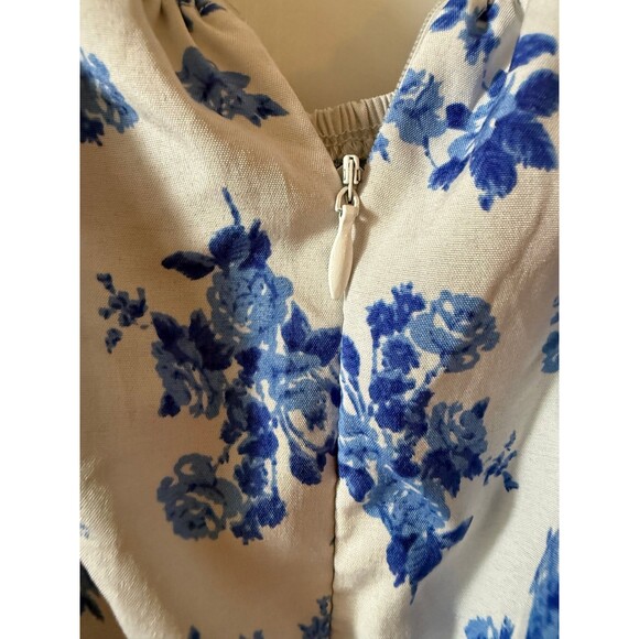 SHEIN curved women’s size 1X – large blue and white dress - Picture 7 of 7